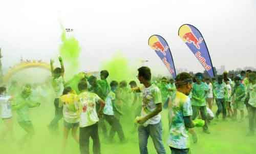 衡陽第三屆“嘉寶莉漆”健康彩色跑衡陽歡快開跑 衡陽第三屆“嘉寶莉漆”健康彩色跑衡陽歡快開跑