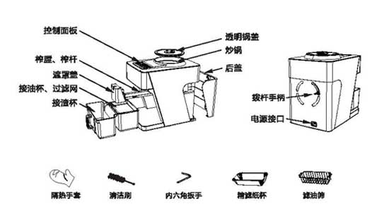 家用榨油機的組成、清潔、維護