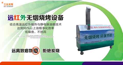 “遠(yuǎn)紅外無煙燒烤”商機無限 三元光電大有可為! “遠(yuǎn)紅外無煙燒烤”商機無限 三元光電大有可為!