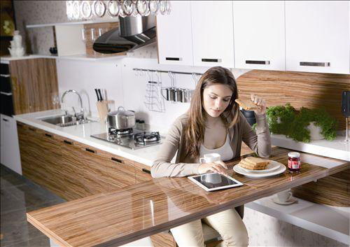 增添廚房生活情調(diào) 箭牌櫥柜3款小吧臺欣賞