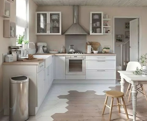 百搭生活 木地板與瓷磚混合搭配營造靚麗家居風景