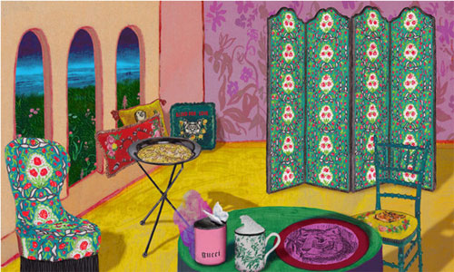 意大利奢侈品牌Gucci 將發布家居系列 Gucci Decor