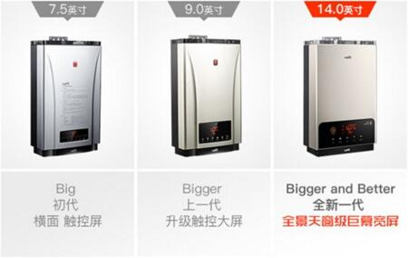 華帝i12027鉅幕系列全視智慧熱水器深得父母歡心！