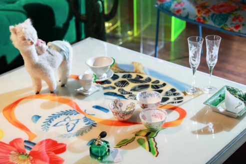 發(fā)藍家居新品發(fā)布會在法蘭絨家居+咖啡舉行