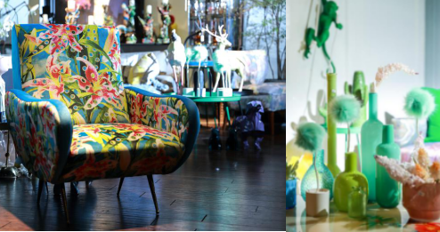 發(fā)藍家居新品發(fā)布會在法蘭絨家居+咖啡舉行