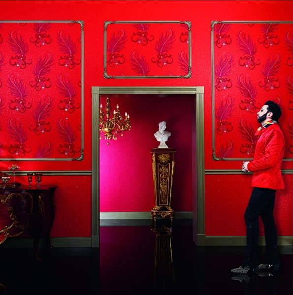 羽毛，賦予奢華壁紙獨(dú)一無二的靈氣