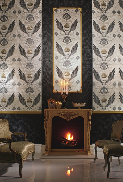 羽毛，賦予奢華壁紙獨(dú)一無二的靈氣