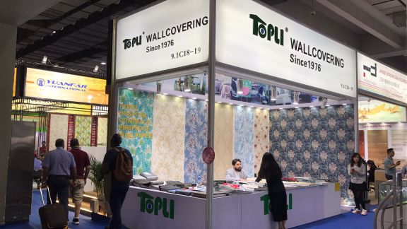 壁紙品牌大事記|特普麗閃耀2018春季中國(guó)進(jìn)出口商品交易