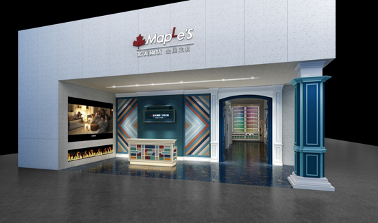 品牌大事|建博會首日，北美楓情全屋定制造就“四最”展臺