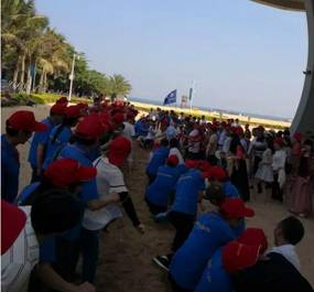 共創(chuàng)企業(yè)輝煌 記艾瑞科壁掛爐團隊2018海陵島踏青之旅