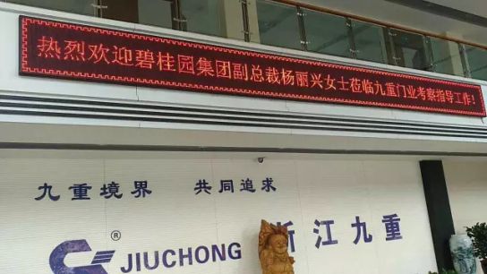 品牌日記|碧桂園集團副總楊麗興女士蒞臨九重門業考察指導