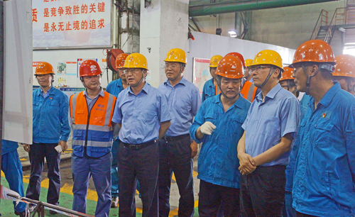 品牌日記|南鋼領(lǐng)導(dǎo)深入一線展開高溫慰問