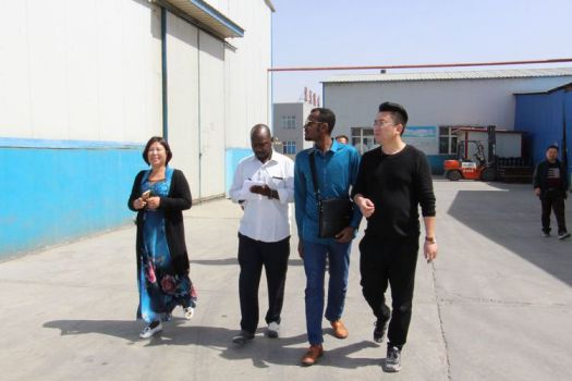 蘇丹共和國阿里董事長與雙玉防水集團達成戰略合作協議