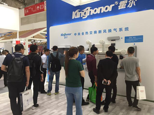 品牌大事|北京暖通展完美閉幕 霍爾新風高人氣成展會焦點