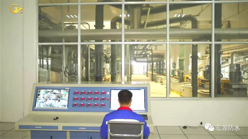  品牌產品|宏源防水改性瀝青防水卷材產出步驟