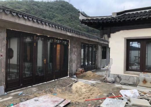 四合院與鋁合金仿古門窗，會不會天造地設的一對?