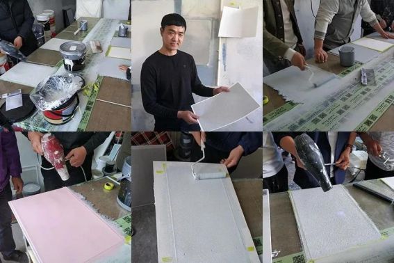 品牌活動|薩拉瑪藝術漆在公司對師傅進行新工藝培訓