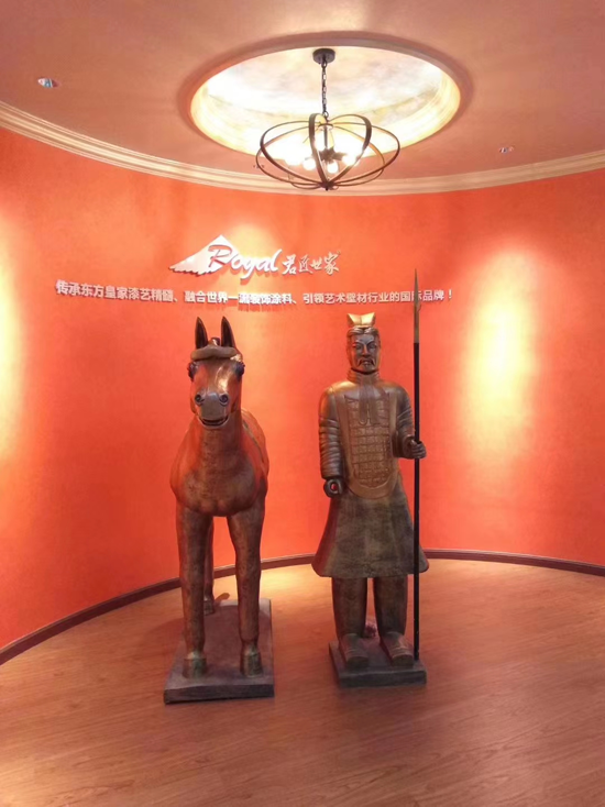 君匠世家藝術涂料走進順德博物館