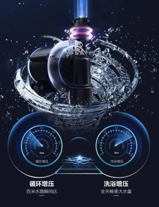 海爾雙增壓零冷水熱水器TR7，水流即刻沖走汗水和暑氣