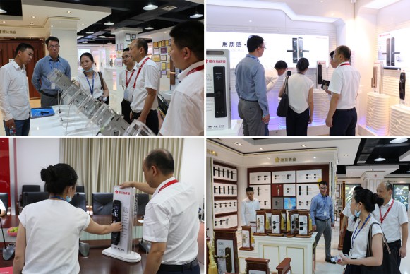 寶能城發廣州分公司領導一行蒞臨櫻花智能鎖總部參觀考察 寶能城發廣州分公司領導一行蒞臨櫻花智能鎖總部參觀考察