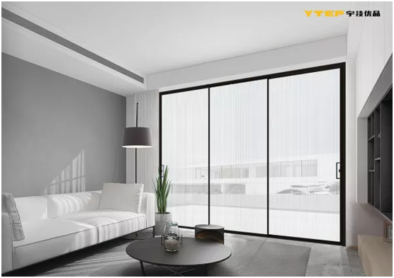 朦朧雅致|宇技優品高顏值隔斷門
