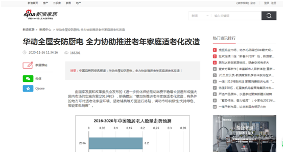 華動全屋安防廚電攜手業內知名媒體 打造新聞資訊矩陣