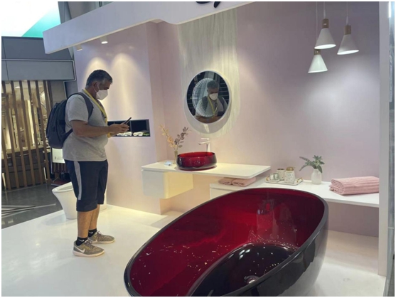 展會現場丨佛山陶博會盛大舉行，創品高衛浴引爆全場